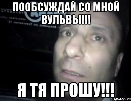 Пообсуждай со мной вульвы!!! Я тя прошу!!!, Мем Ломай меня полностью