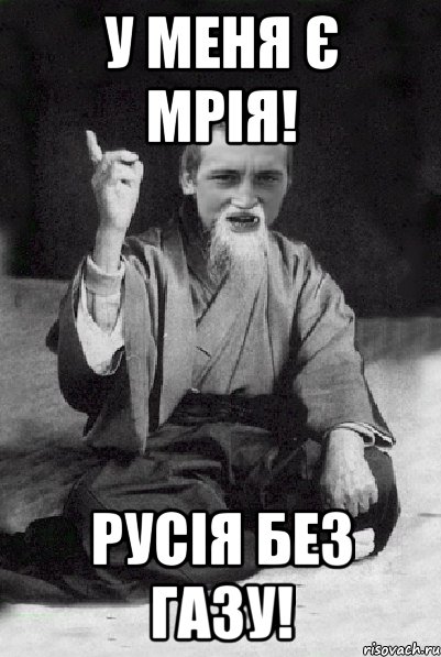 У МЕНЯ Є МРІЯ! РУСІЯ БЕЗ ГАЗУ!, Мем Мудрий паца