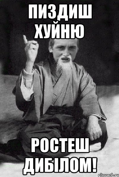 пиздиш хуйню ростеш дибілом!, Мем Мудрий паца