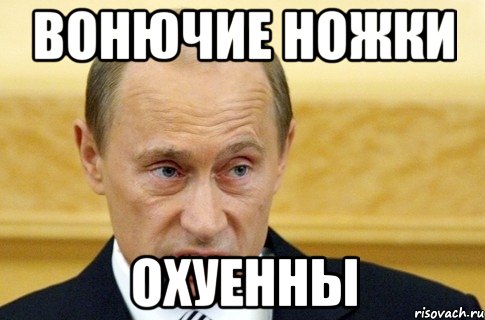 Вонючие ножки Охуенны, Мем путин