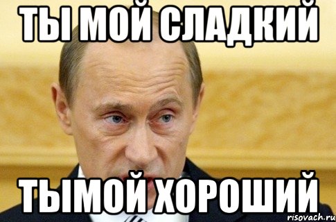 Ты мой сладкий Тымой хороший, Мем путин