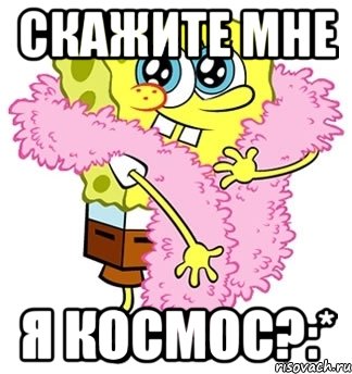 Скажите мне Я космос?:*, Мем Спанч боб