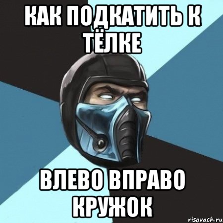 Как подкатить к тёлке Влево Вправо Кружок, Мем Саб-Зиро