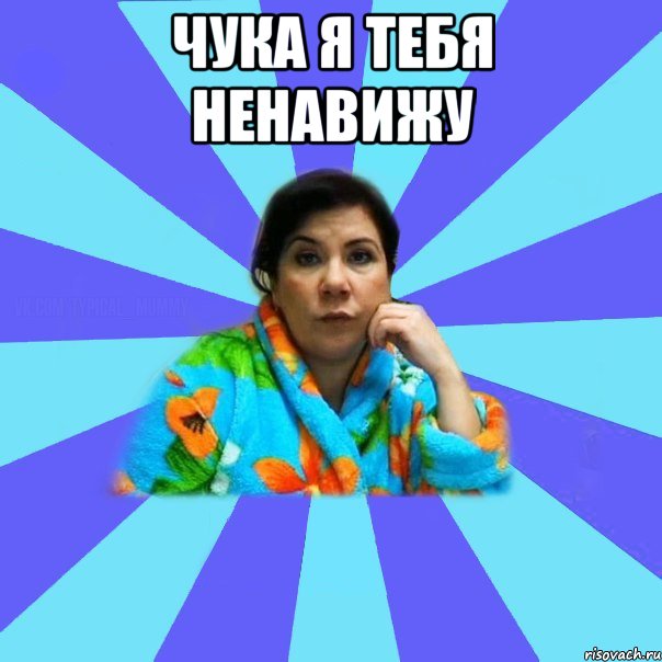 чука я тебя ненавижу , Мем типичная мама