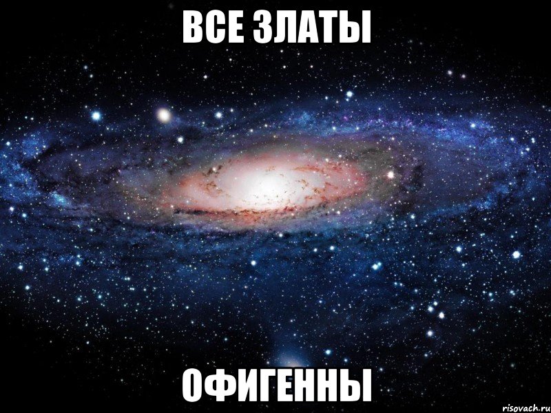 Все Златы Офигенны, Мем Вселенная