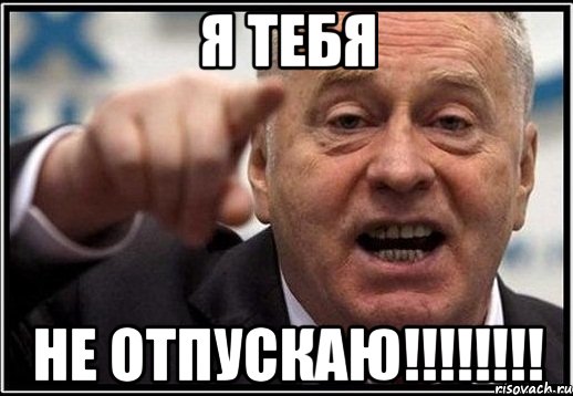 Я тебя Не отпускаю!!!!!!!!, Мем жириновский ты