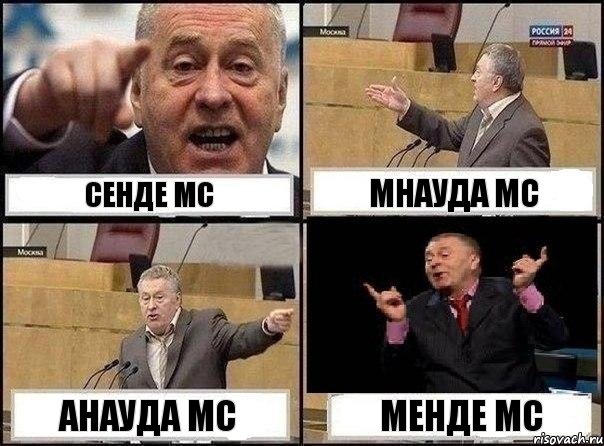 Сенде Мс Мнауда Мс Анауда Мс Менде Мс, Комикс Жириновский клоуничает