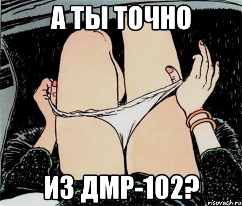 А ТЫ ТОЧНО ИЗ ДМР-102?