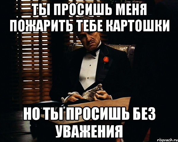 Я не идеал но и ты не жареная картошка