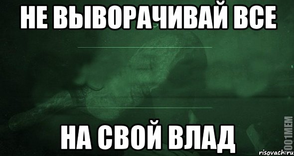 не выворачивай все на свой влад, Мем Игра слов 2