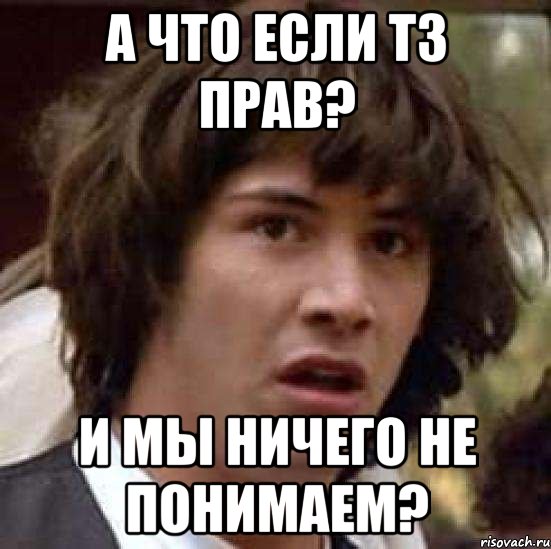 А что если ТЗ прав? И мы ничего не понимаем?, Мем А что если (Киану Ривз)