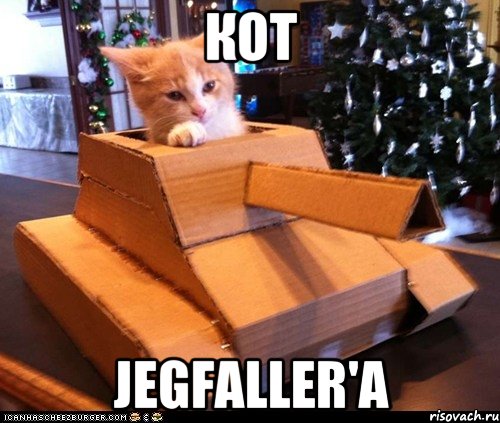 КОТ JegFaller'а, Мем Котэ танкист