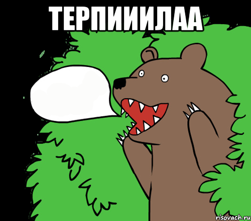 ТЕРПИИИЛАА , Комикс медведь из кустов