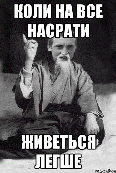 Коли на все насрати живеться легше, Мем Мудрий паца