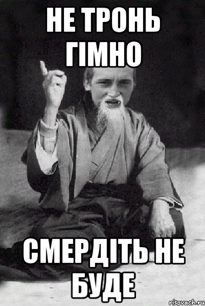 Не тронь гімно Смердіть не буде, Мем Мудрий паца