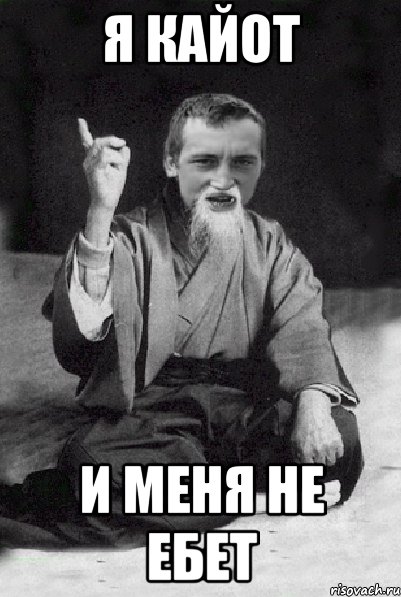 Я Кайот и меня не ебет, Мем Мудрий паца