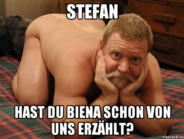 Stefan Hast du Biena schon von uns erzählt?, Мем прив че делаешь