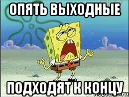 Конец выходным. Выходные подходят к концу. Опять выходные. Опять выходные картинки. И снова выходные.