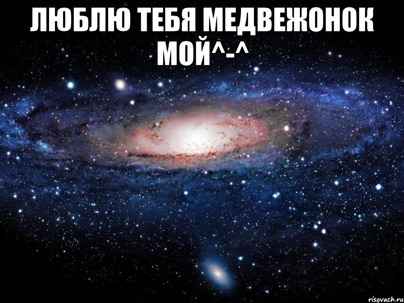 люблю тебя медвежонок мой^-^ , Мем Вселенная