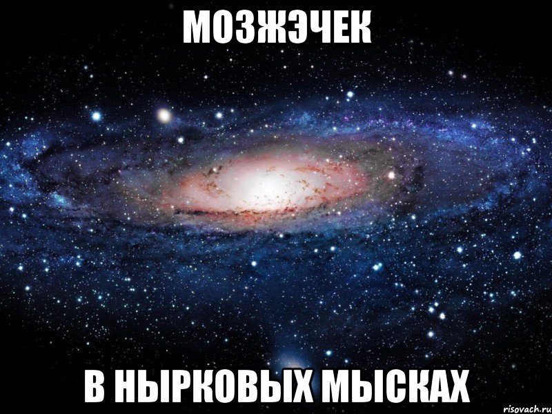 мозжЭчек В нырковых мысках, Мем Вселенная