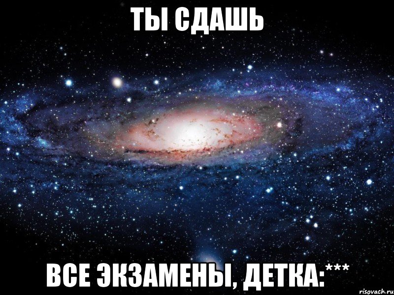 Ты сдашь все экзамены, детка:***, Мем Вселенная