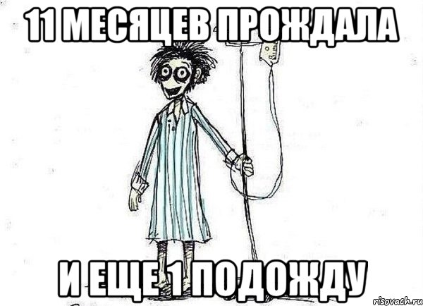 11 месяцев прождала и еще 1 подожду, Мем  зато я сдал - Рисовач .Ру