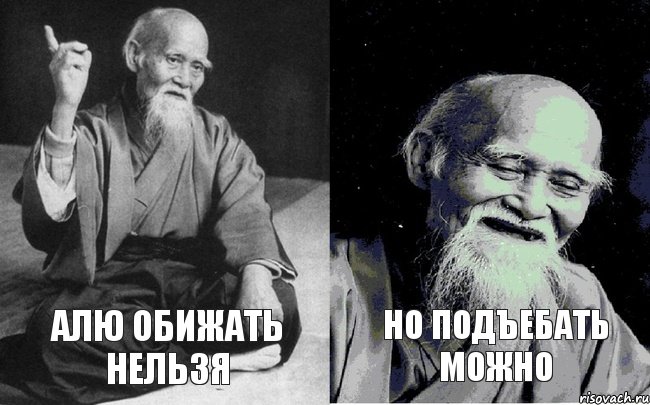 алю обижать нельзя но подъебать можно, Комикс Мудрец-монах (2 зоны)