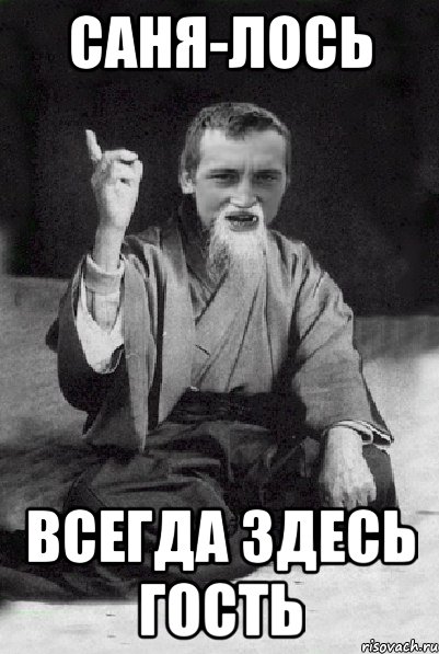 Саня-лось Всегда здесь гость, Мем Мудрий паца