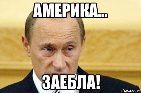 Америка... Заебла!, Мем путин