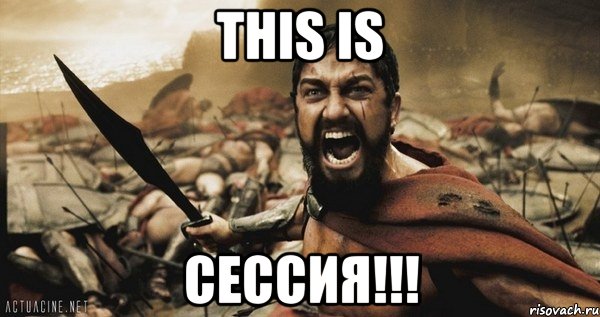 THIS IS СЕССИЯ!!!, Мем Это Спарта