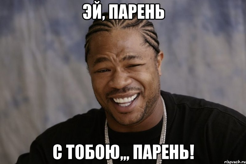 эй, парень с тобою,,, парень!, Мем Xzibit