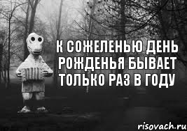 к сожеленью день рожденья бывает только раз в году