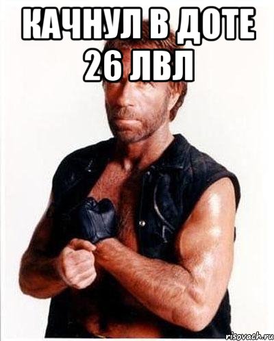 качнул в доте 26 лвл , Мем Чакке