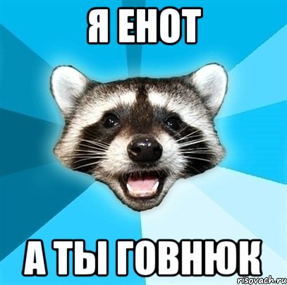 Я енот А ты говнюк