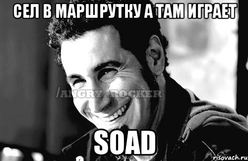 Сел в маршрутку а там играет SOAD