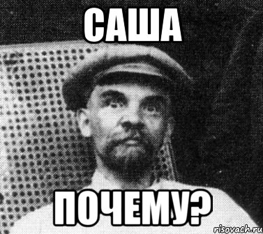 Саша Почему?, Мем   Ленин удивлен