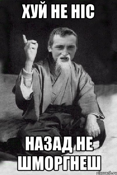 хуй не ніс назад не шморгнеш, Мем Мудрий паца