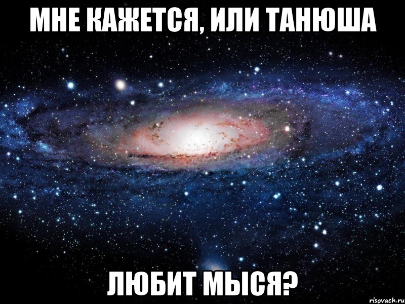 Мне кажется, или Танюша любит мыся?, Мем Вселенная