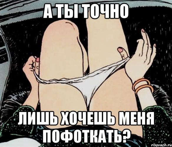 А ты точно Лишь хочешь меня пофоткать?, Мем А ты точно