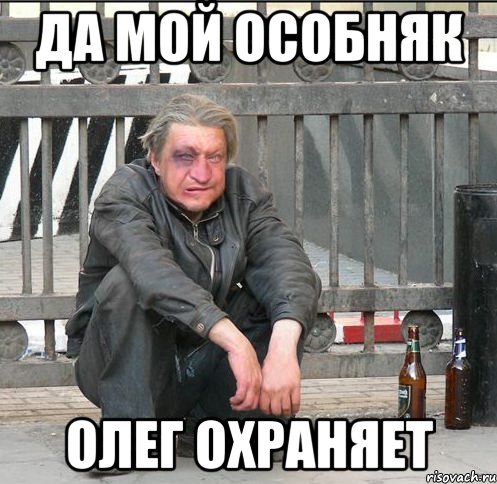 Да мой особняк Олег охраняет, Мем Бомжара