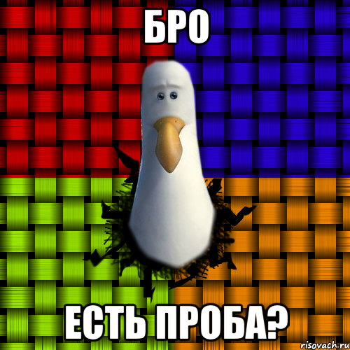 бро есть проба?