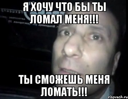 Я хочу что бы ты Ломал меня!!! ты сможешь меня ломать!!!, Мем Ломай меня полностью