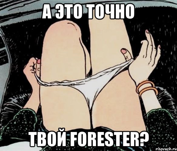 А это точно твой Forester?, Мем А ты точно