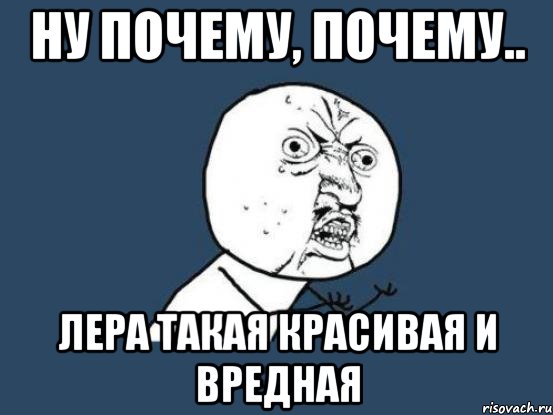 Включи потому потому потому. Мемы про тупую Леру. Вредный Мем. Почему Леры такие красивые. Почему почему почему почему.