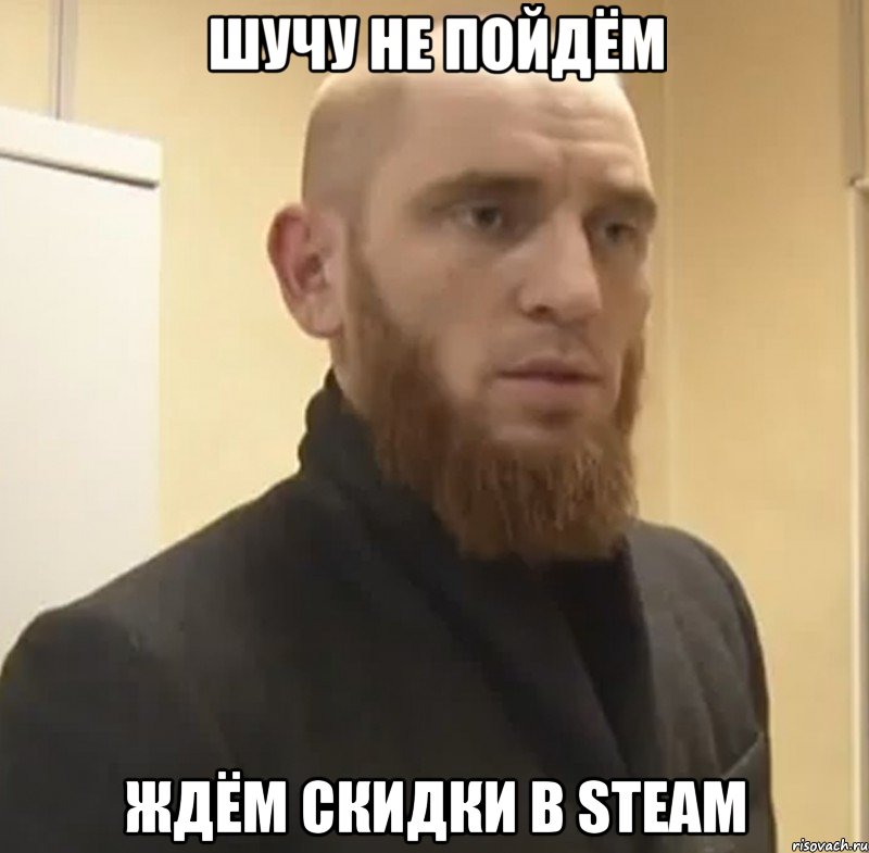 Шучу не пойдём Ждём скидки в Steam, Мем Шучу