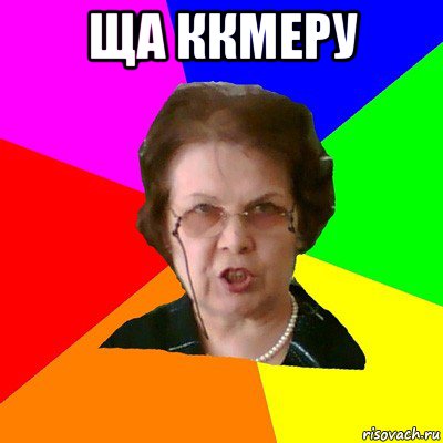 ЩА ККМЕРУ , Мем Типичная училка