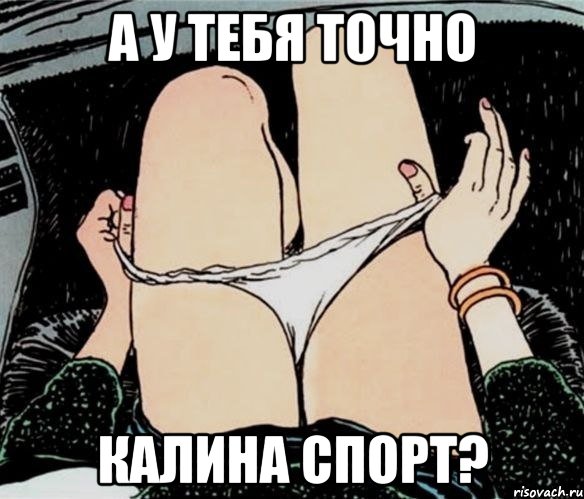 А у тебя точно Калина Спорт?, Мем А ты точно