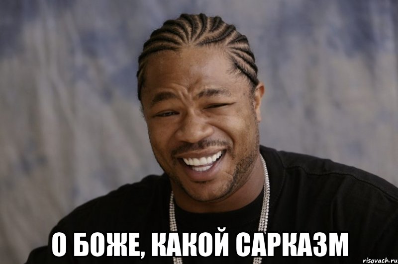  О БОЖЕ, КАКОЙ САРКАЗМ, Мем Xzibit