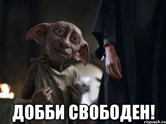  добби свободен!, Мем   Добби