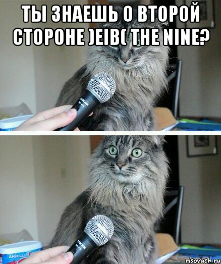 Ты знаешь о второй стороне )EIB( The Nine? , Комикс  кот с микрофоном